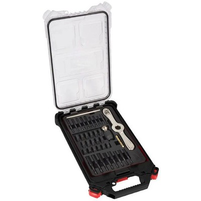 Milwaukee metrisch Gewindebohrer & Schneideisen Packout Set mit Sechskantverschluss 2 in 1 Griff x 38 Teile