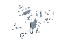 Genuine Mercedes-Benz Bearing Bracket 099-760-22-05