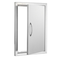 18x24 Inch BBQ Access Door, Stainless Steel Outdoor Kitchen Door, Single Wall Ve