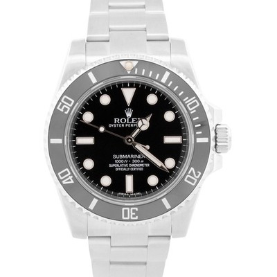 Rolex Submariner No-Date Ceramic 40mm BLACK Stainless Steel Automatic 114060 LN