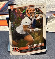 2025 Panini Prizm Tahj Brooks White Disco RC #335 Rookie Bengals