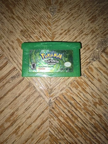 Pokemon LeafGreen Version (Nintendo Gameboy Advance, 2004) Authentic - Tested