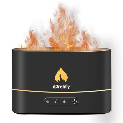 7 colors Fire Flame Air humidifier Cool Mist Aroma Essential Oil Diffuser