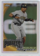 2010 Topps Update Chrome Refractor RC Box Loader Jose Tabata #CHR68 1u6