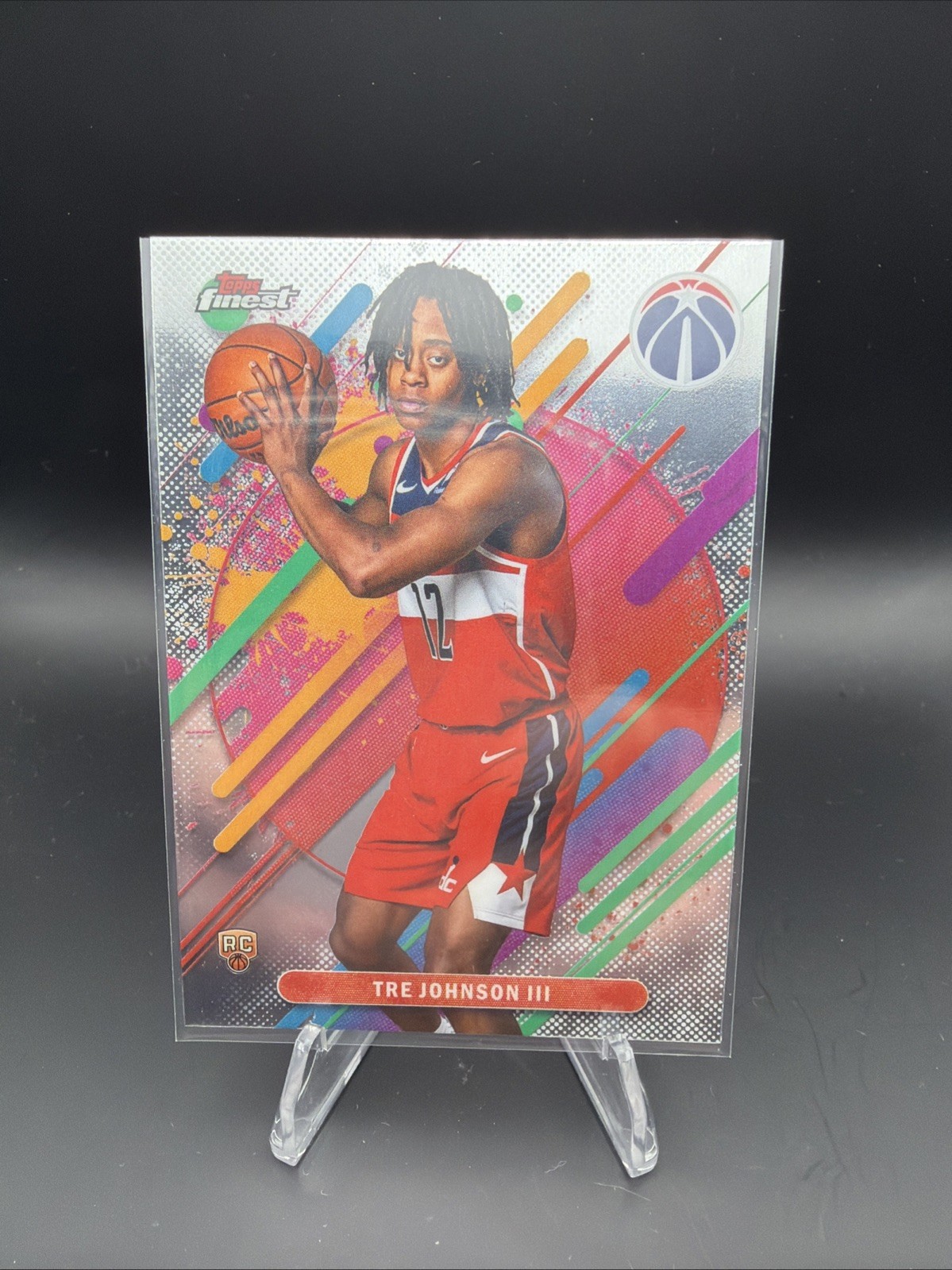 2025-26 Topps Finest - Tre Johnson #206 Rare  (RC)