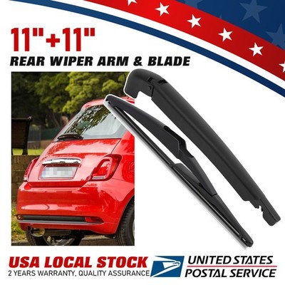 Rear Wiper Arm & Blade For FIAT 500 2012-2019 OE 68079869AA 68079870AA 2MPLASTIC
