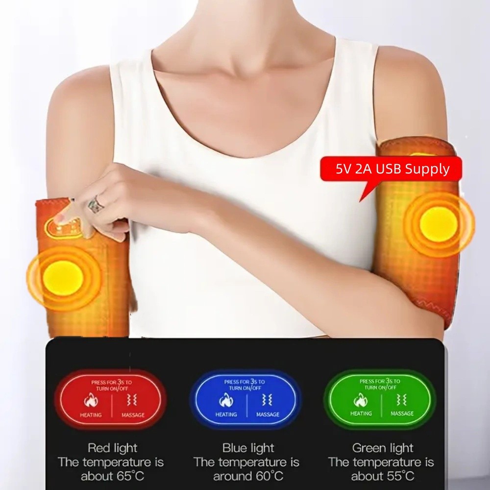 Heating Pad Wrap For Arm Elbow Wrist Foot Leg Knee Massager Joint Pain Relief US