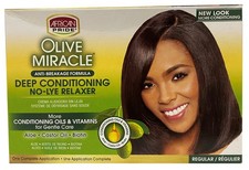 African Pride Olive Miracle Deep Conditioning - 1 application - Regular