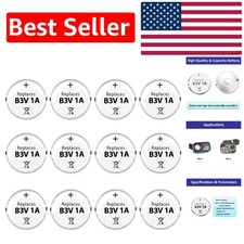 Essential 12-Pack B3V 1A Batteries for High Tech MS-4 / MS-5 Pet Collars