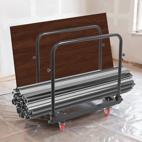 Carrello da pannello 635 kg/1400 libbre carrello da pannello resistente 31 * 28 * 35 pollici Q235 camion da pannello in acciaio - Foto 4 di 17