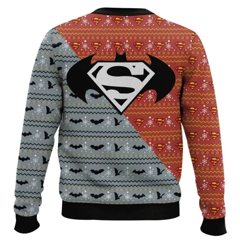 Batman Vs Superman Ugly Christmas Sweater