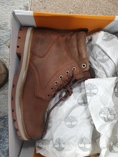 Timberland Britton Road Mid Lace Waterproof Boot Rust Full Grain 8.5