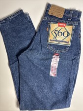 Vintage Levis 560 Orange Tab Jeans 28x32 NWT NOS Made in the USA