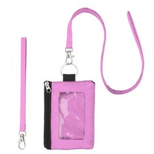 Minimalist RFID Blocking Wallets, Violet 2 Lanyard