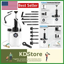 Professional 3L Manual Transmission Fluid Transfer Kit with 13 Adapters