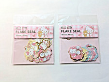 Sanrio HELLO KITTY Flake Sticker Set 40pcs 10 Designs Kawaii Cute Japan Limited