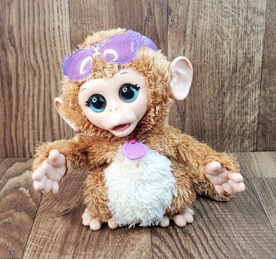FurReal Friends Baby Cuddles My Giggling Monkey Talking Toy 2014 Hasbro