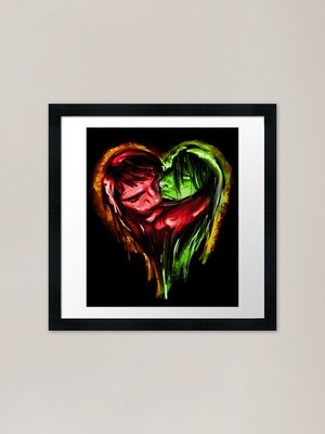 Loyal love Framed Art Print Framed Wall Art Poster Canvas Print Picture