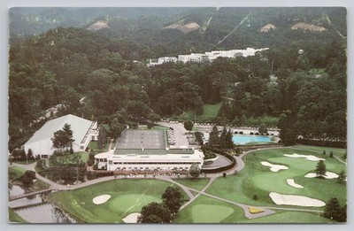 The Greenbrier White Sulphur Springs WV The Greenbrier's Golf Tennis Postcard