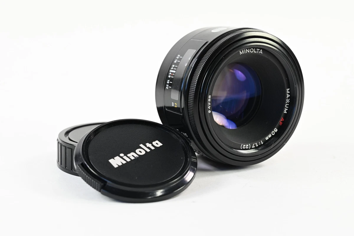 Minolta AF Maxxum 50mm f1.7 Lens Sony #G951 | eBay