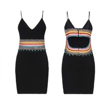 Alice and Olivia $440 Loralee Embroidered Cutout Dress sz 8 (fits like a 6)