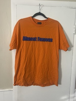 Almost Famous Orange And Blue Y2K Tshirt Size Large