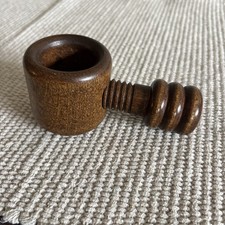Vintage Wooden Twist Screw Nutcracker