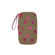 Hobonichi Small Drawer Pouch Pink Sparkle Pile Fabric Compact Organizer Japan