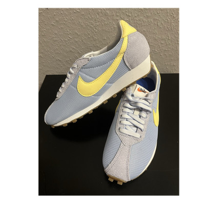 Nike Daybreak Herren Sneaker EU 38 hellblau gelb weiß Mesh Wildleder Retro