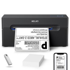 Bluetooth Thermal Shipping Label Printer, Wireless 4x6 Shipping Label Printer...