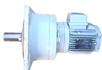 Leroy Somer LS80L Gear Motor W/ Tsukimoto Gearbox 1:145 Ratio 1 HP 3 Phase NOS