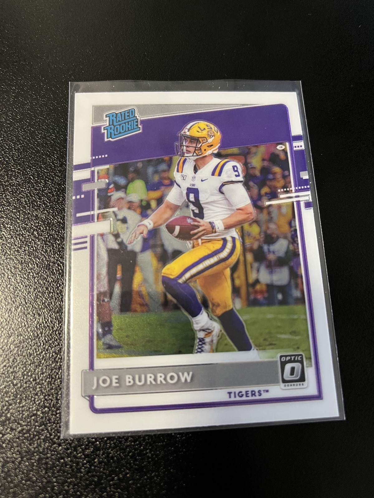 2020 Panini Chronicles Draft Picks Joe Burrow Donruss Optic #1 Rated Rookie RC