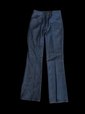 Vintage Wrangler Blue Jeans Mens 29x31 Denim Flare USA 70s