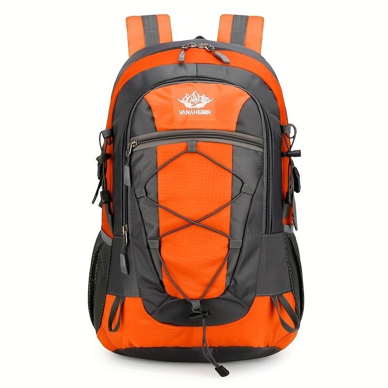 Hiking Backpack 35L Lightweight Daypack Travel Bag Tangerine