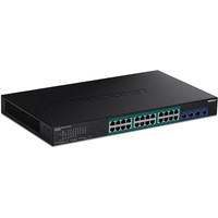 TRENDnet 28-PORT Gigabit Web Smart PoE+ - Switch (TPE-30284)