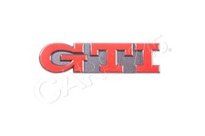 Original VW Golf III 3 95-98 GTI rot Heckklappe Emblem Kofferraum Zeichen EU