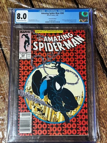 The Amazing Spider-Man #300 Newsstand CGC 8.0 1st Appearance of Venom