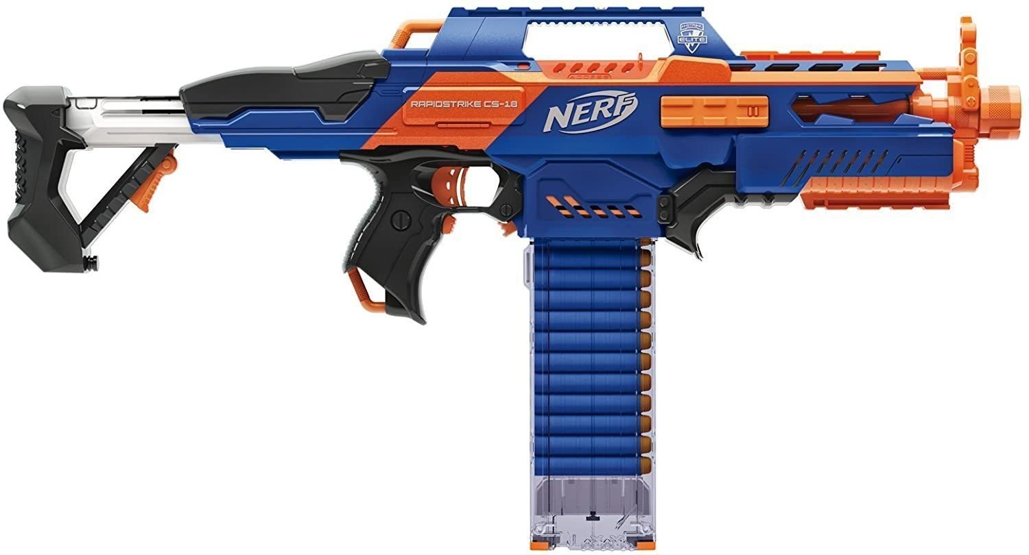 Nerf CS-18 N-Strike Elite Rapidstrike (los colores pueden variar) (caja abierta/dañada)