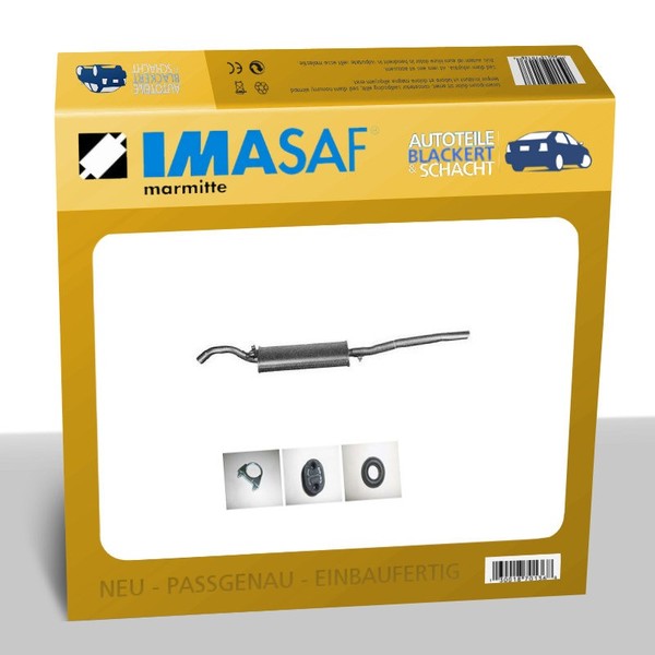 Imasaf ESD Auspuff Endtopf für Seat Toledo I (1L) 1.6I/1.9 D/1.9 SDI-image