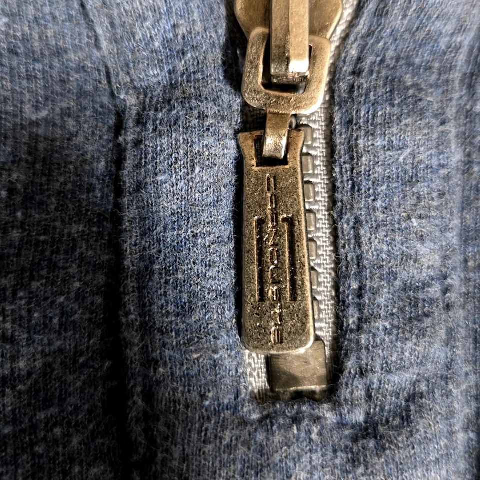 Suéter Pullover Carnoustie Azul Cuarto Cremallera Para Hombres Manga Larga Golf Tejido Top XL Foto 3 de 4