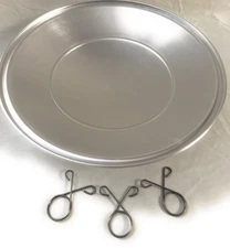 Aluminum ash catcher pan for 22" Weber kettle