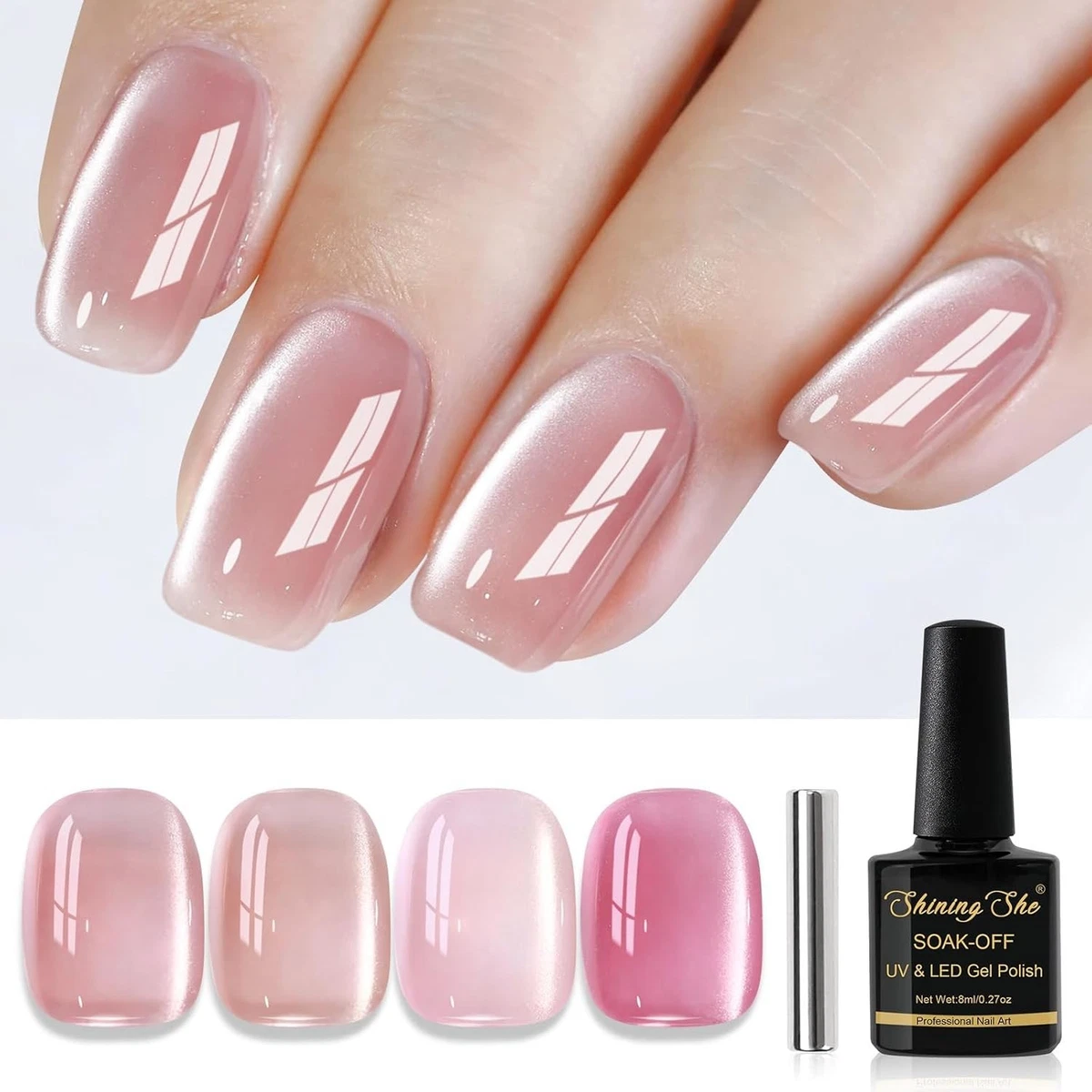 UR SUGAR UV Nagellack Reflektierend, 7.5ML Gel Nagellack Magnetisch