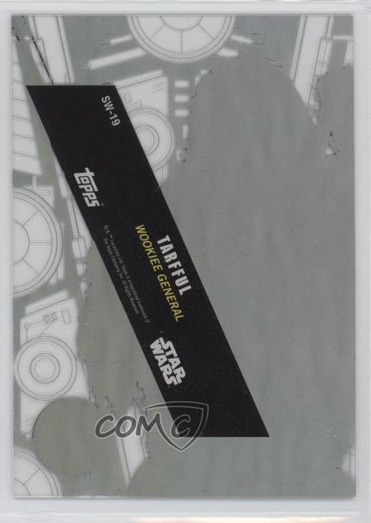 2016 Topps Star Wars High Tek Form 1 Pattern 2 Destroyer Tarfful #SW-19 1b9b