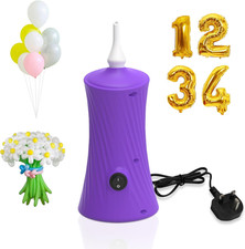 Plusfive Electric Balloon Pump for Parties, Weddings & Events - UK Plug