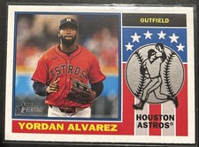 2025 Topps Heritage Baseball - Yordan Alvarez 1976 Player Icons Insert #76PI-14
