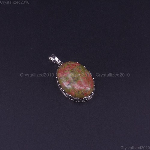Natural Gemstones Oval Shape Reiki Chakra Healing Pendant Necklaces Beads Pick - Picture 28 of 34