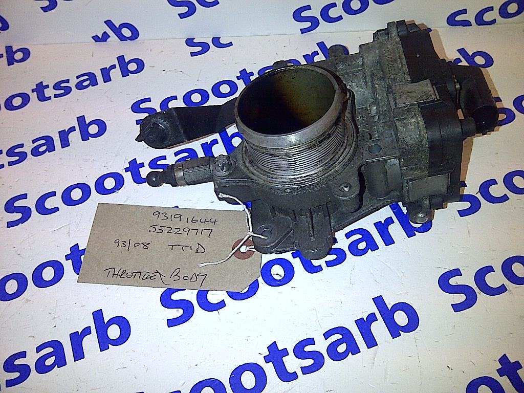 SAAB 93 93 Throttle Body Unit 200810 Z19DTR 93191644 55215486 TTiD 1.