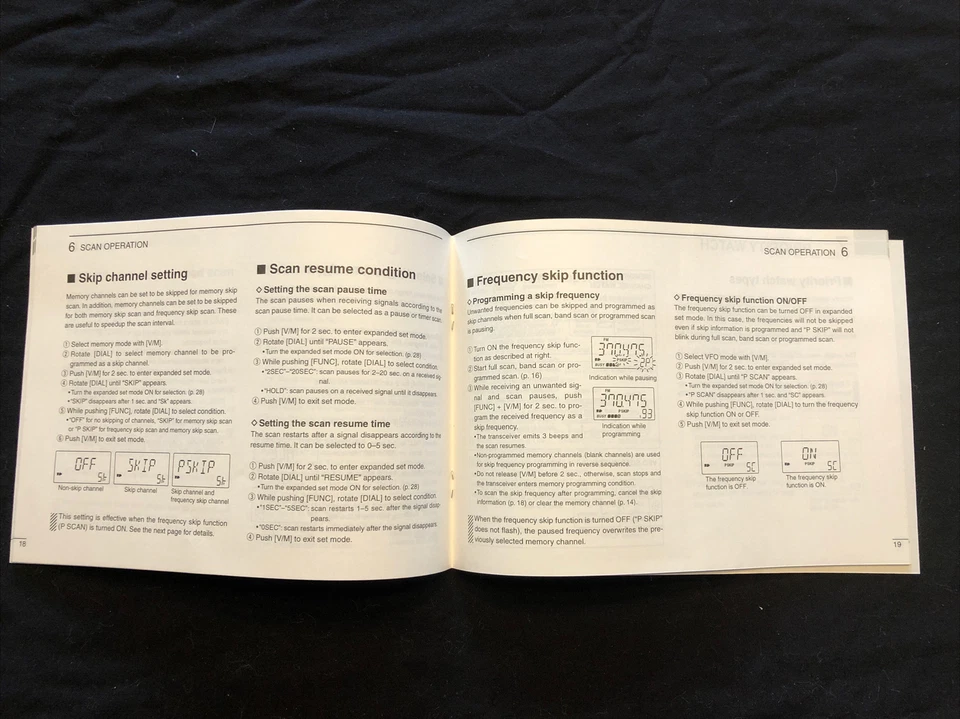 ICOM IC-Q7A IC-Q7E Dual Band FM Transceiver Original Instruction Manual - Image 3 of 4