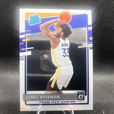 2020-21 Donruss Optic James Wiseman Rated Rookie Silver Wave Prizm Card RC 152