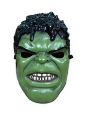 Vtg Marvel Incredible Hulk Mask Kids Hard Plastic Halloween Cosplay 2014